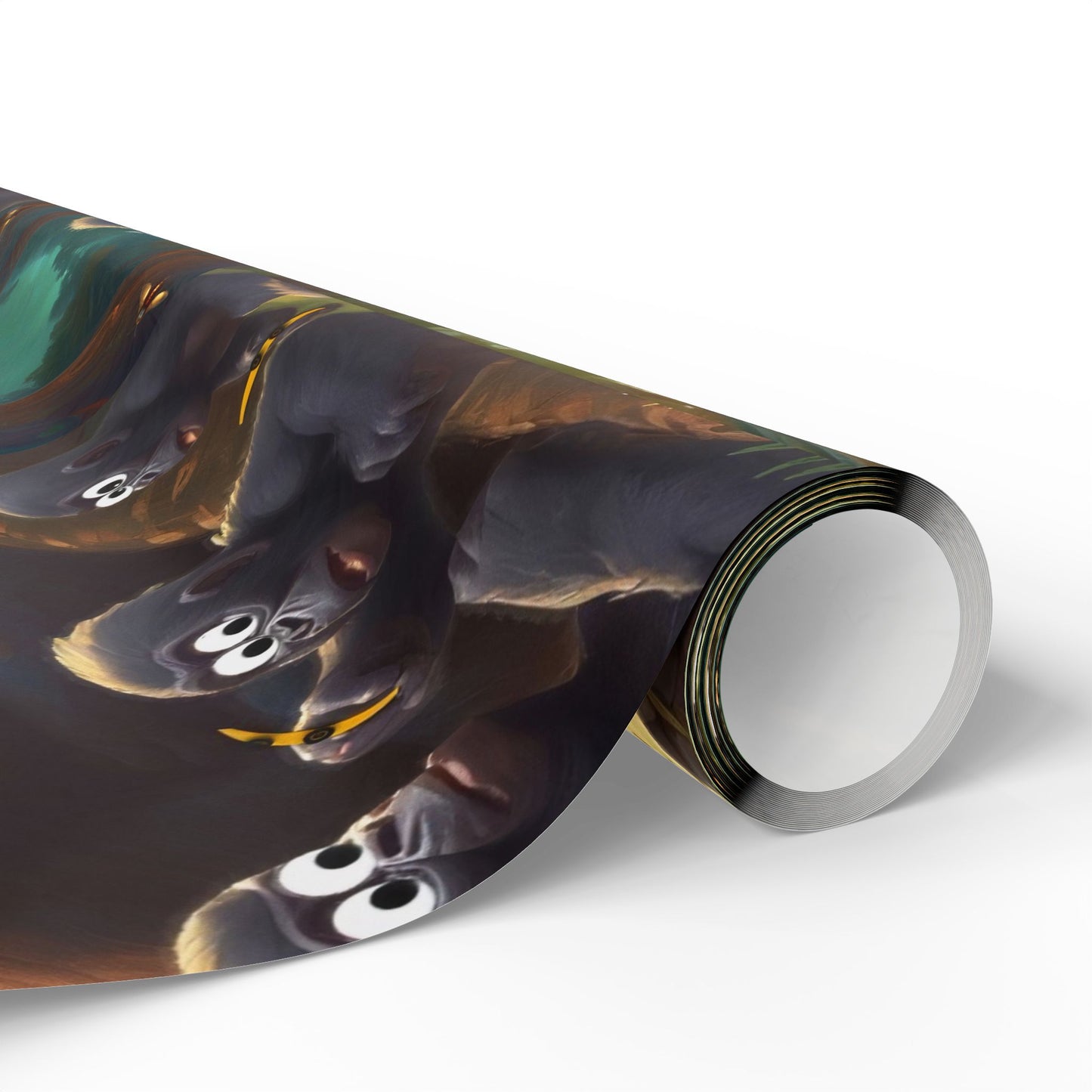 Georgie's Night Adventure Wrapping Paper - Gorilla Themed