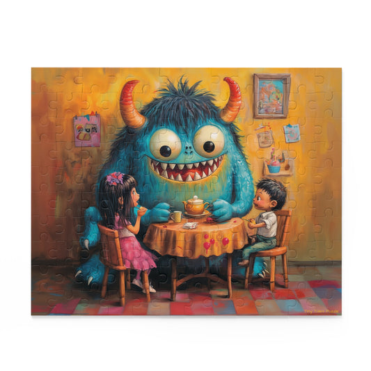 Monster Tea Party Puzzle (120, 252, 500-Piece)