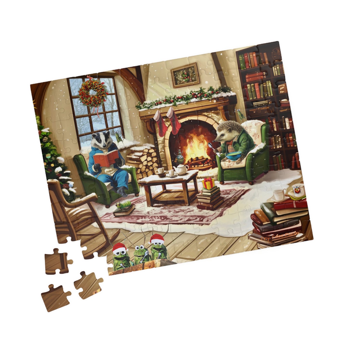 Christmas In The Shire - 252 Pieces Cozy Holiday Puzzle