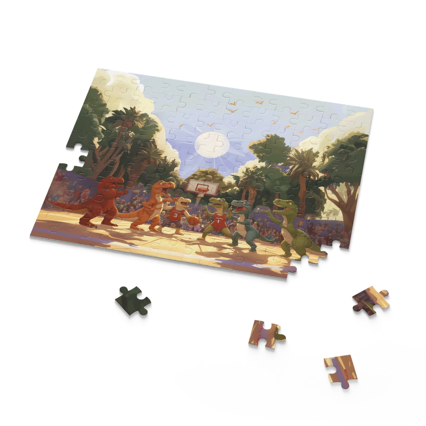 Dino Dunk Puzzle (120, 252, 500-Piece)