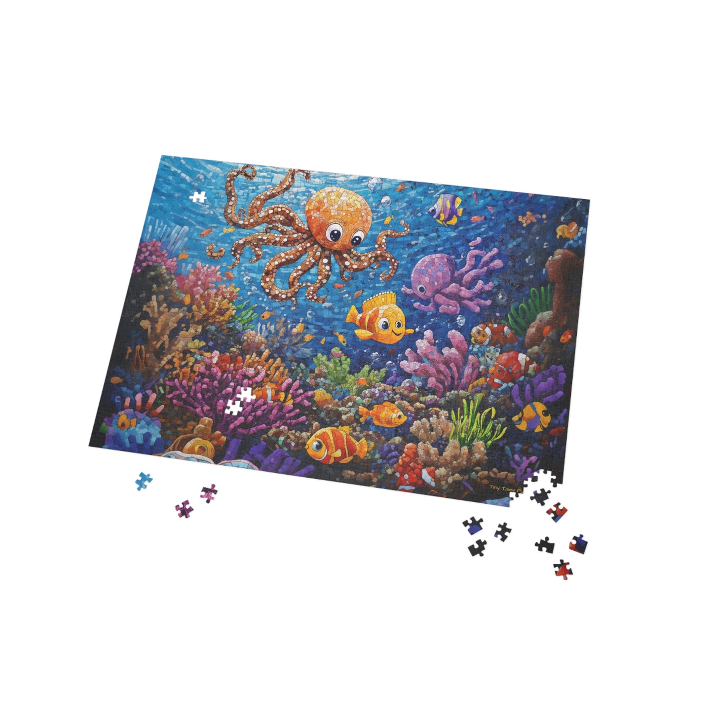 Octopus' s Adventure Puzzle (96, 252, 500, 1000-Piece)