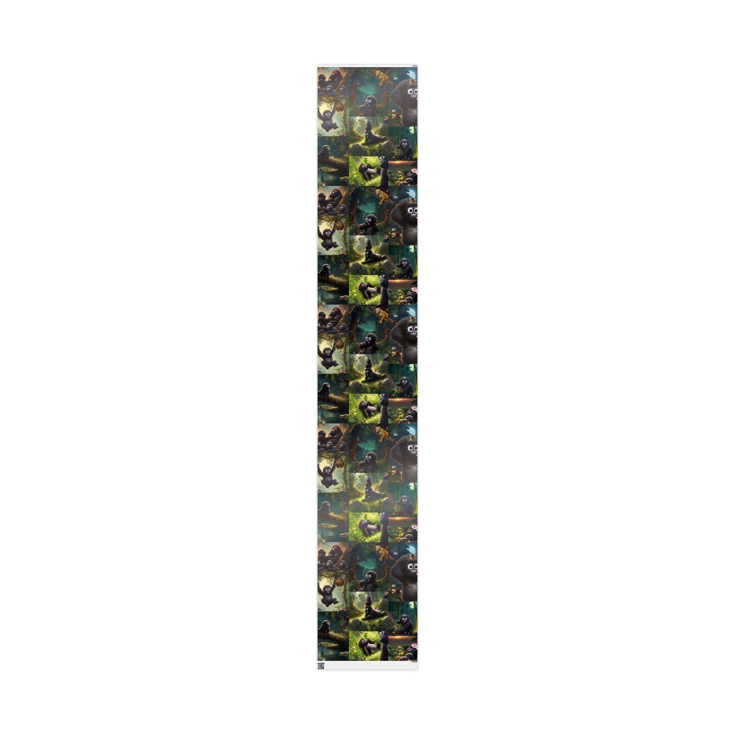 Georgie's Night Adventure Wrapping Paper - Gorilla Themed