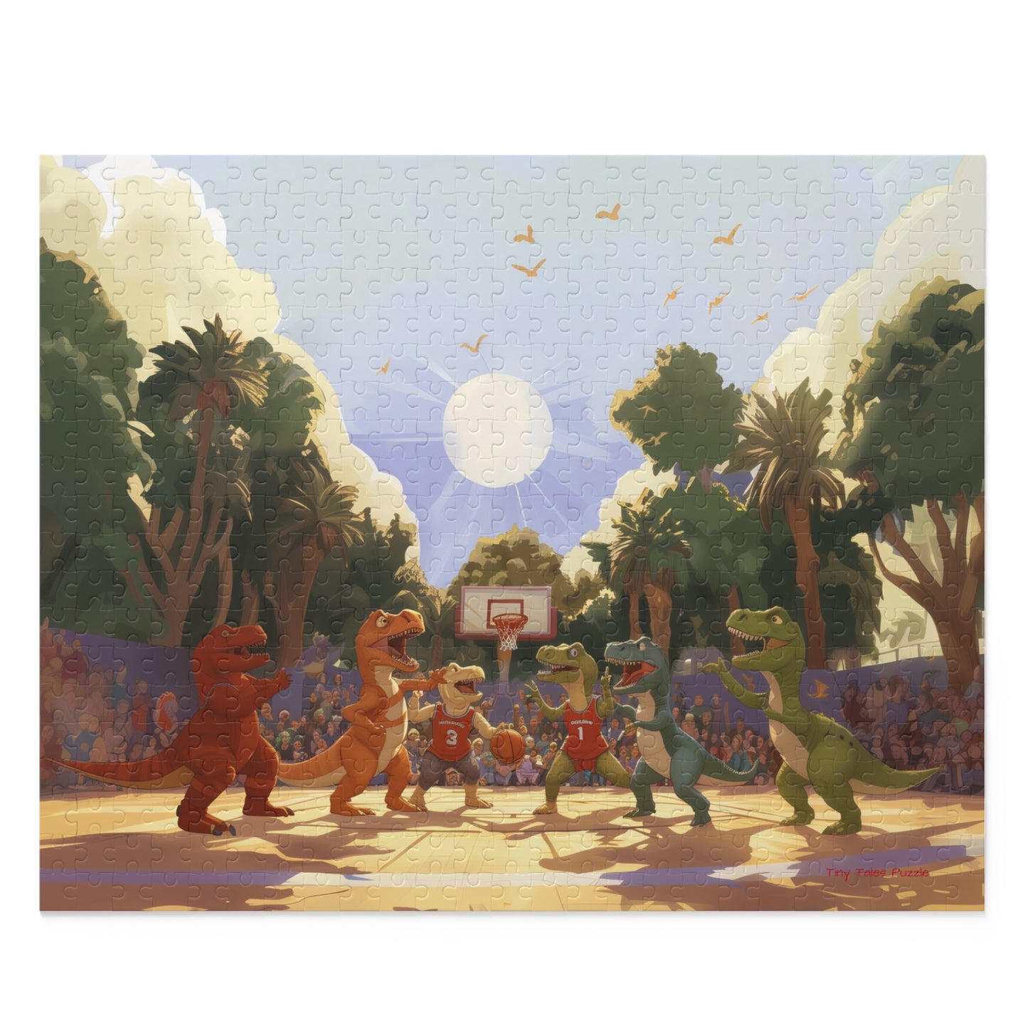 Dino Dunk Puzzle (120, 252, 500-Piece)