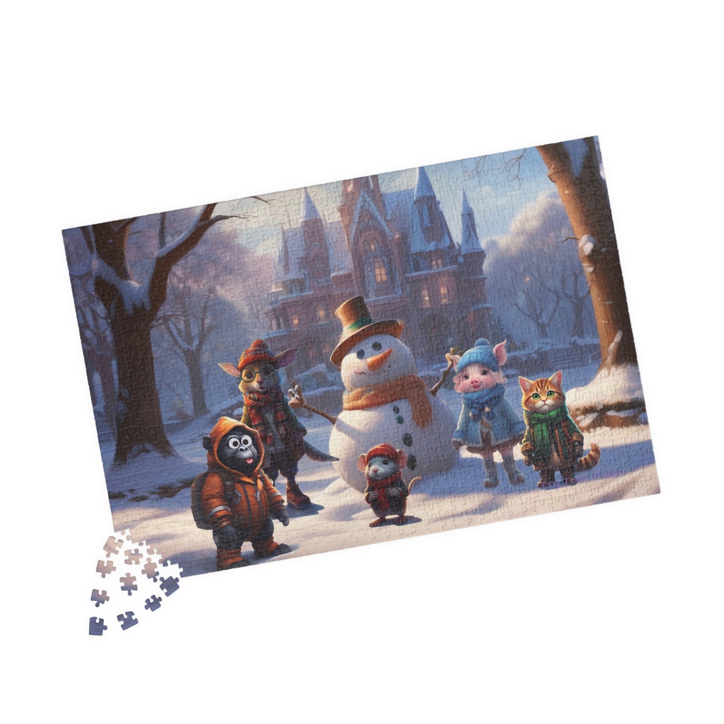 Snow Day - Winter Wonderland Puzzle (all ages)