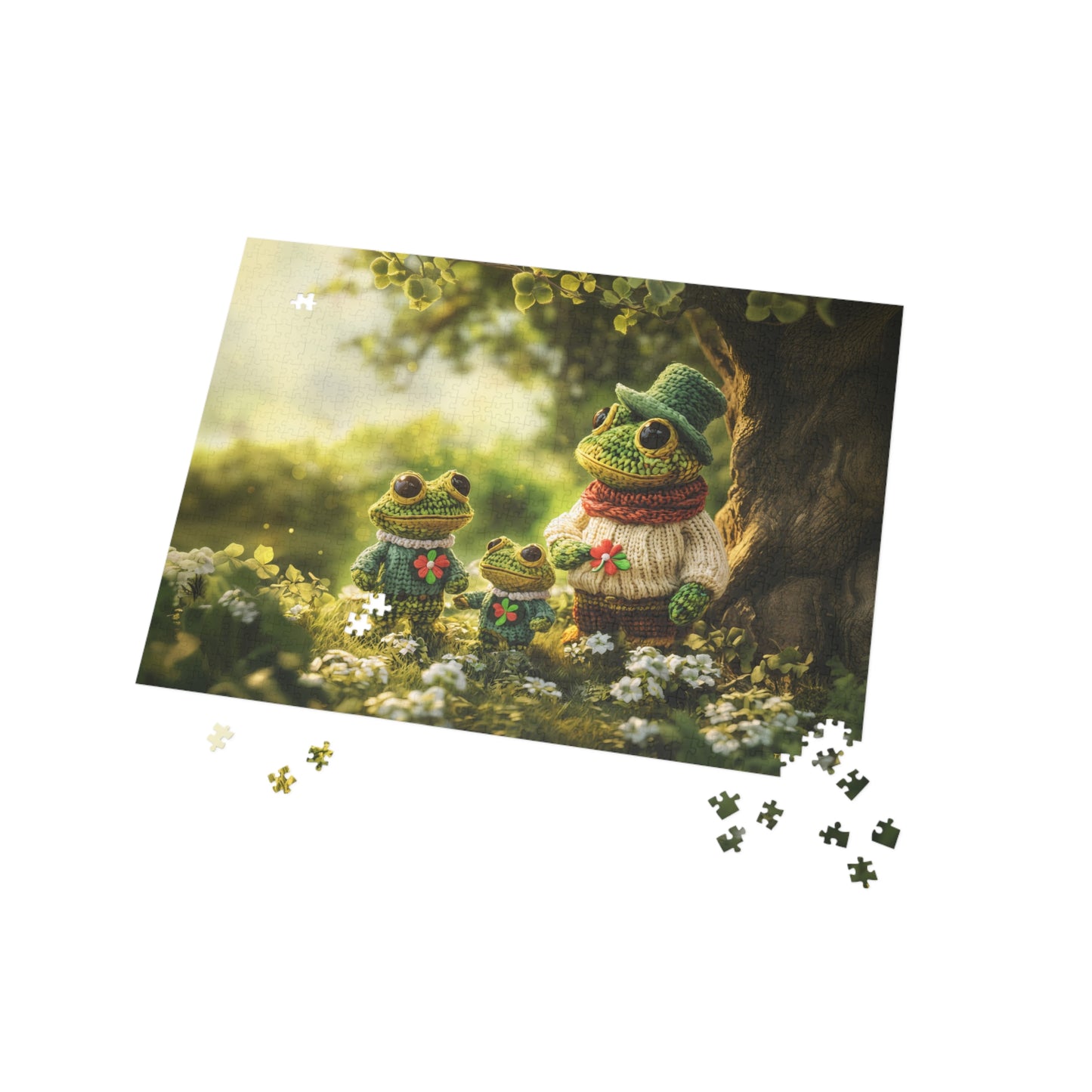 Lucky Frogs Puzzle (96, 252, 500, 1000-Piece)