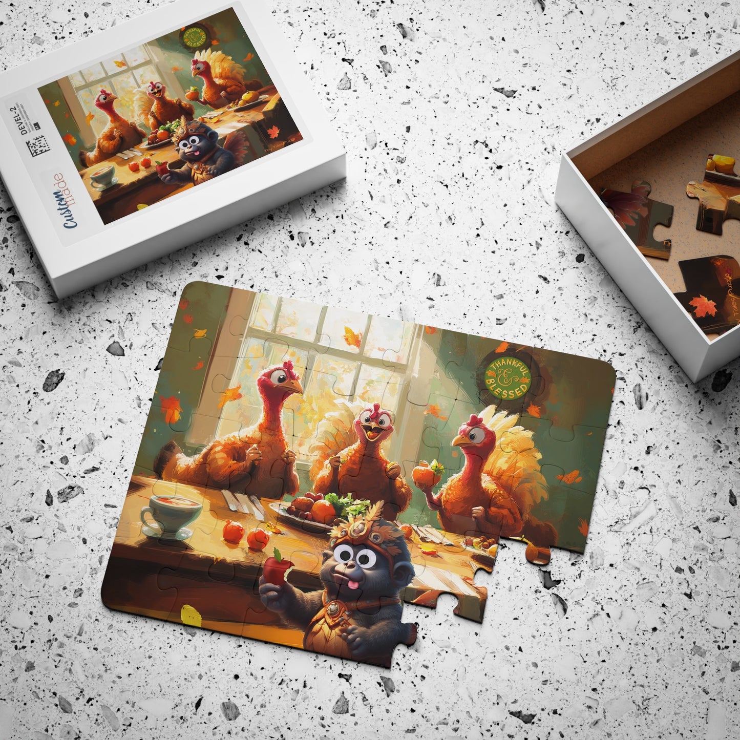 Georgie's Thanksgiving Puzzle - 30-Piece Turkey Feast