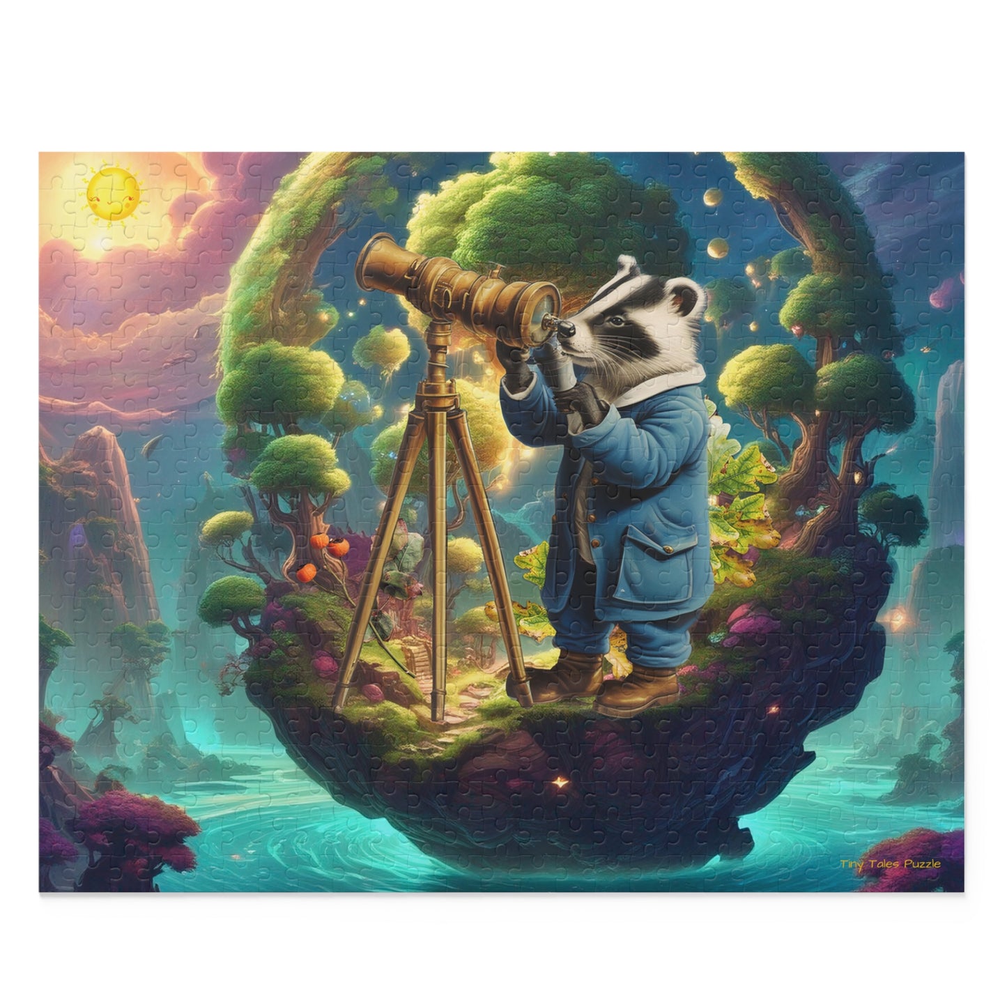 Explore With Badger Puzzle (120, 252, 500-Piece)