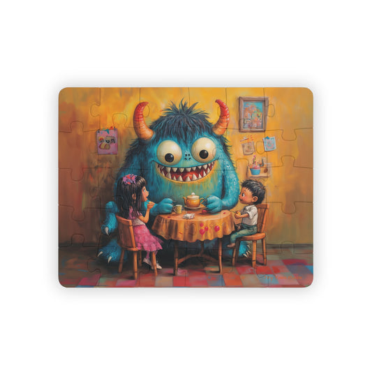 Monster Tea Party Puzzle, 30 Pieces - Fun Learning Kids Ages 3+