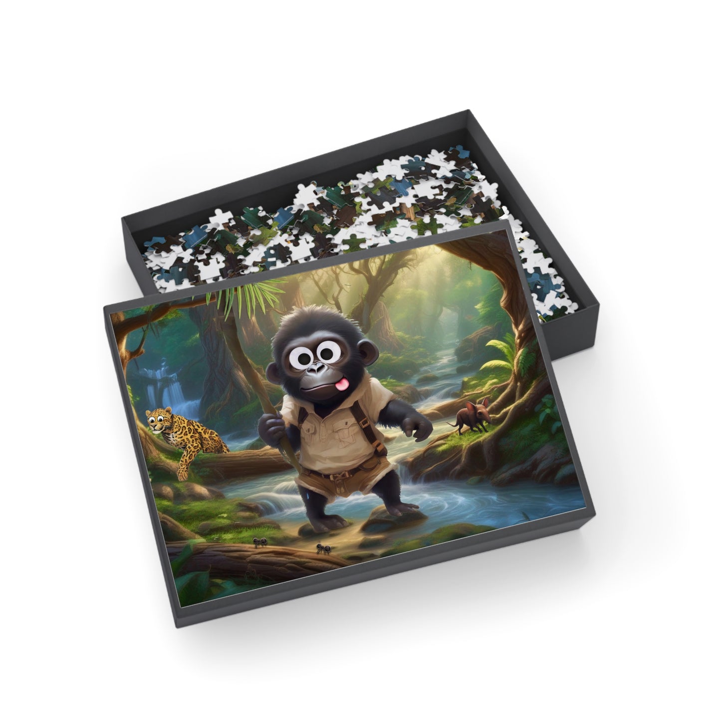 Adventure With Georgie Gorilla Puzzle - 96, 252, 500, 1000-Piece