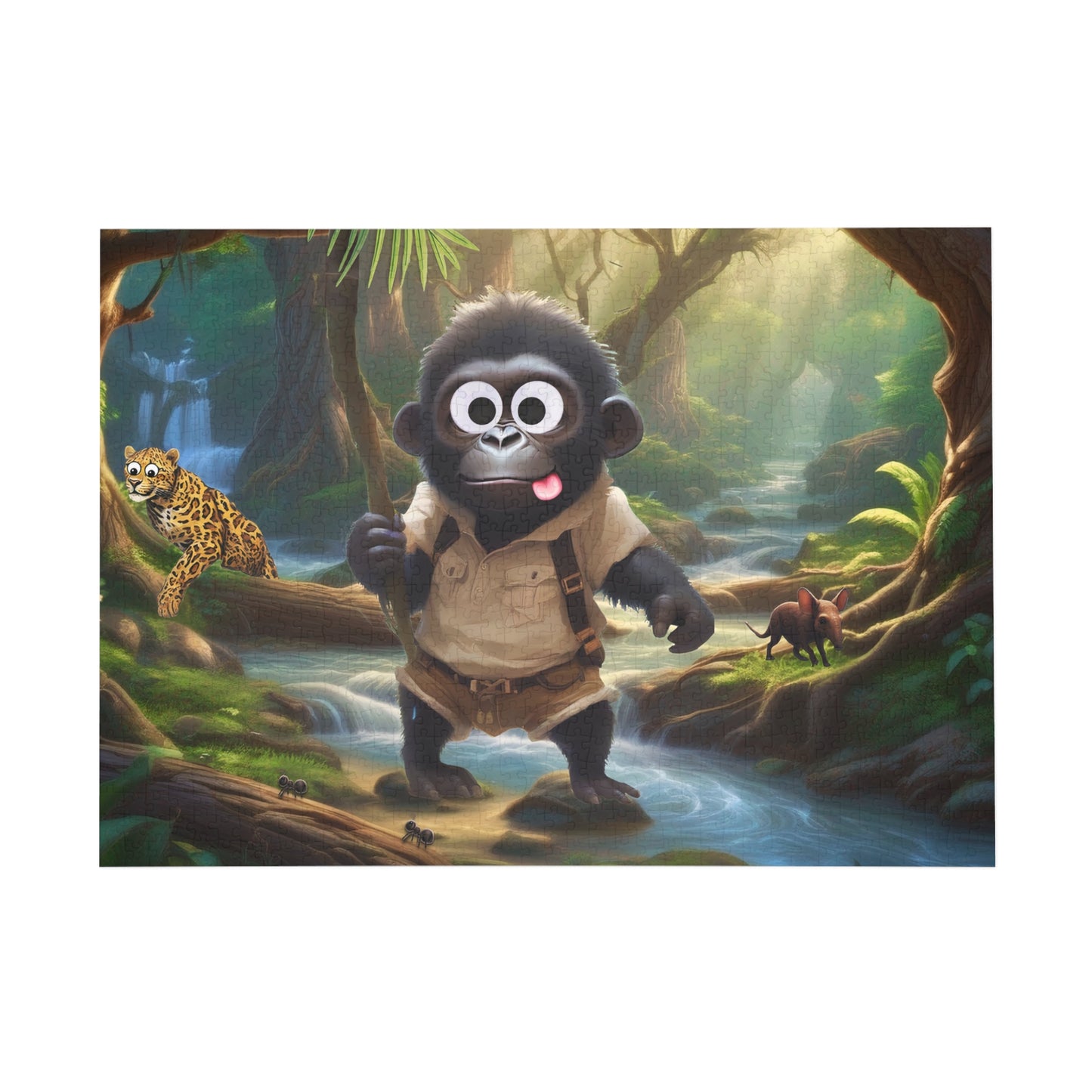 Adventure With Georgie Gorilla Puzzle - 96, 252, 500, 1000-Piece