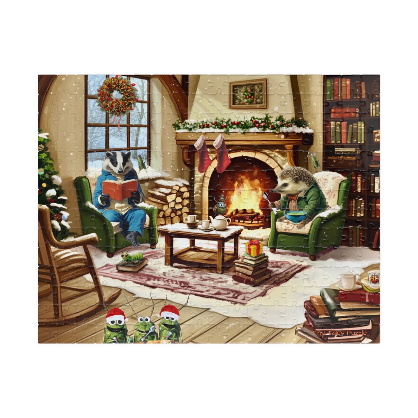 Christmas In The Shire - 252 Pieces Cozy Holiday Puzzle