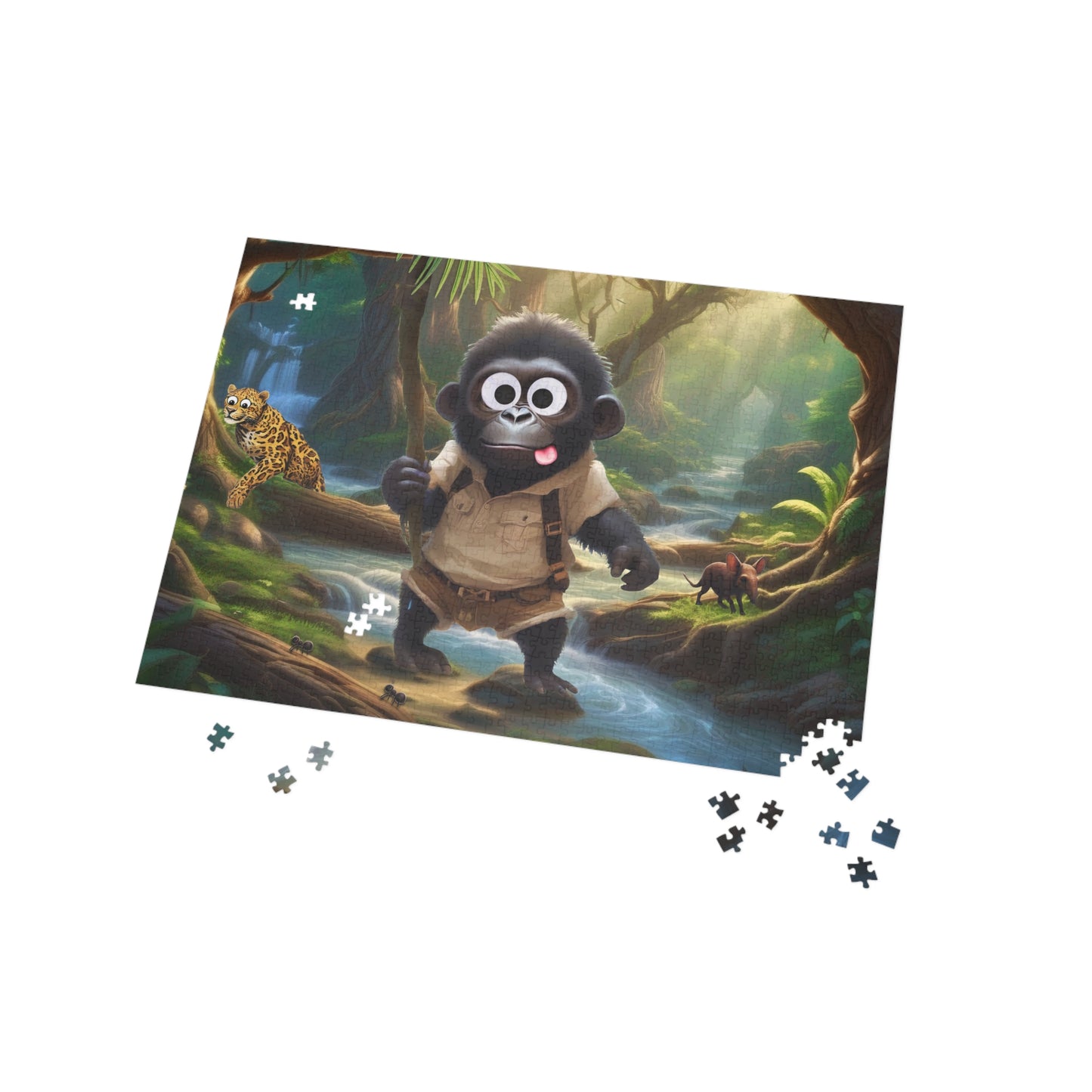 Adventure With Georgie Gorilla Puzzle - 96, 252, 500, 1000-Piece