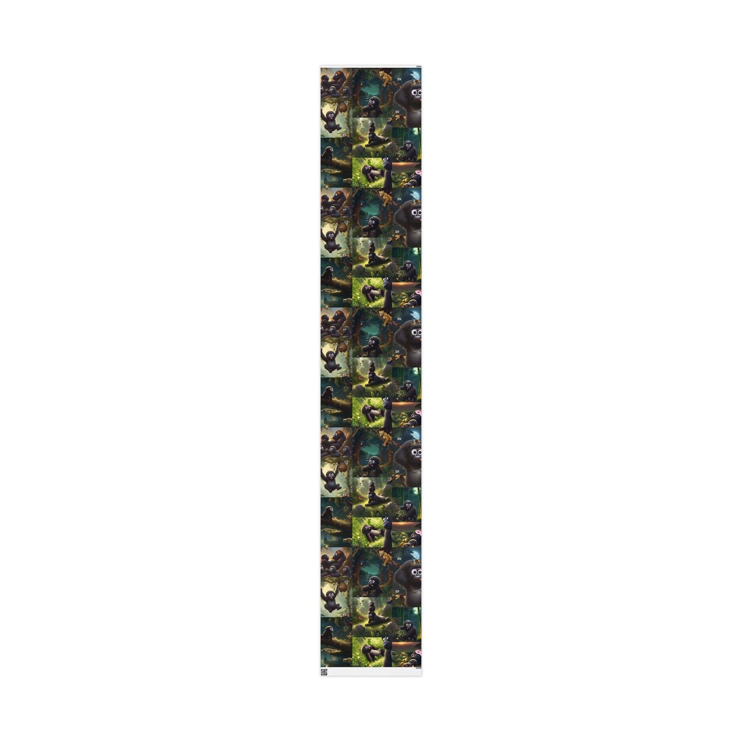 Georgie's Night Adventure Wrapping Paper - Gorilla Themed