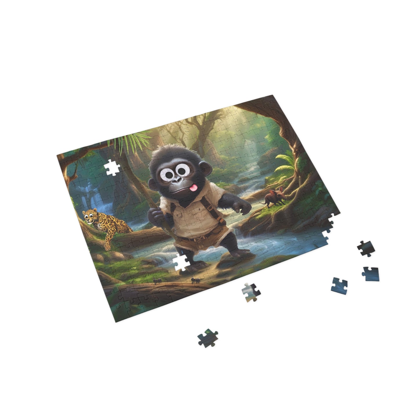 Adventure With Georgie Gorilla Puzzle - 96, 252, 500, 1000-Piece