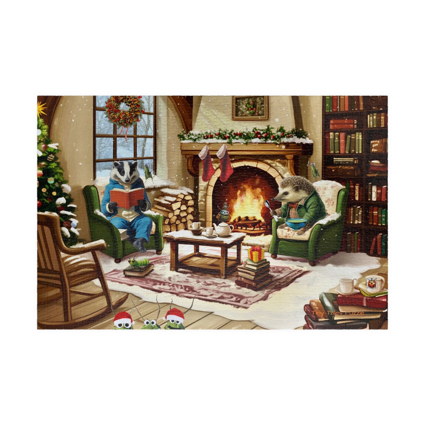 Christmas In The Shire - 252 Pieces Cozy Holiday Puzzle