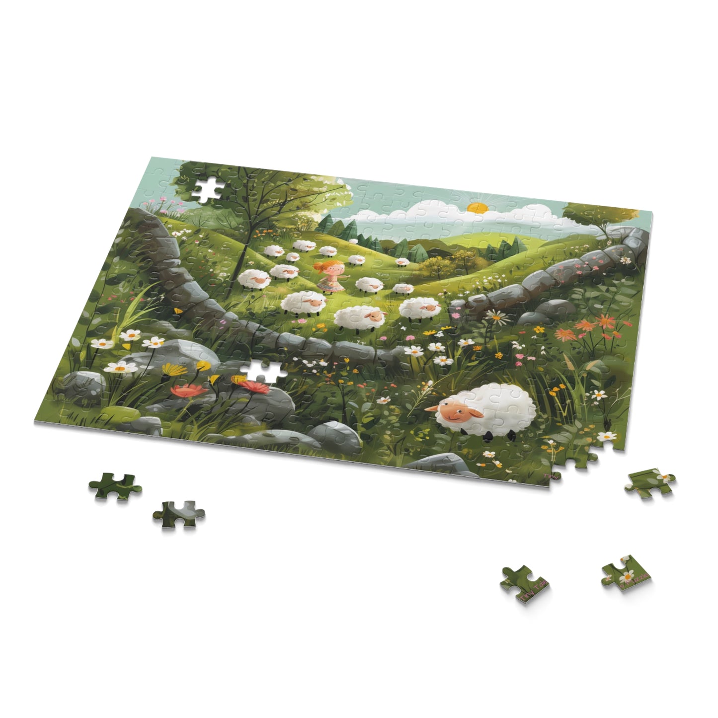 Mary's Lucky Lamb Puzzle (120, 252, 500-Piece)