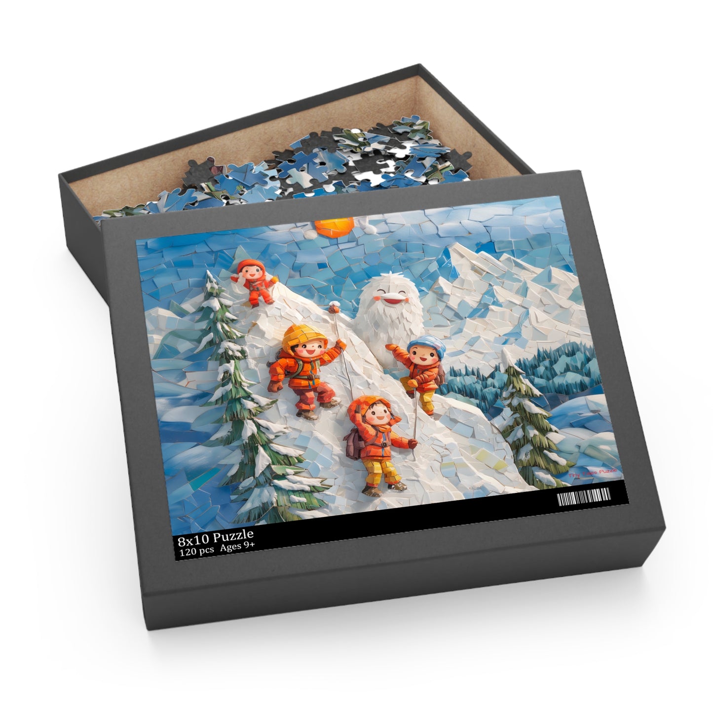 Yeti Helps On The Alps Puzzle (120, 252, 500-Piece)