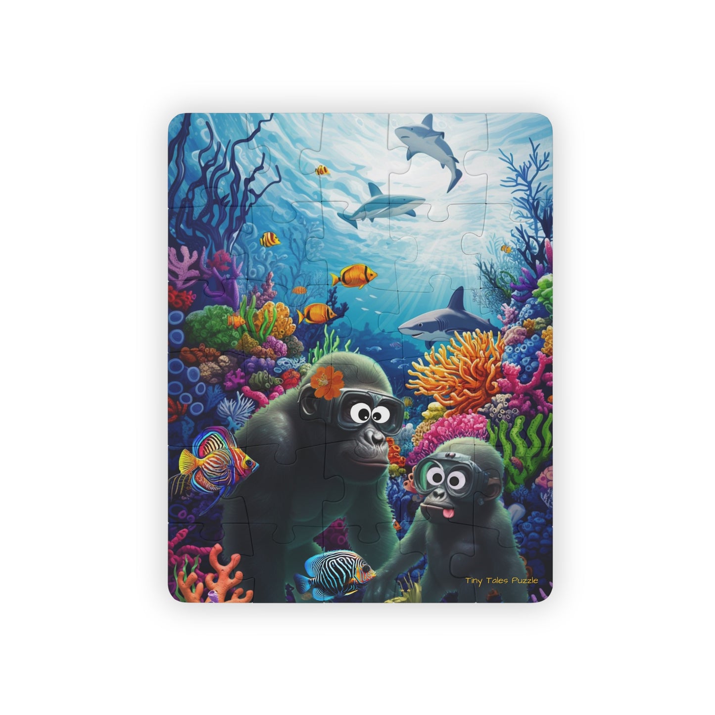 Mama & Georgie Snorkel Kids' Puzzle, 30-Piece