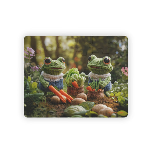 Garden Frogs Kids' Puzzle, 30-Piece