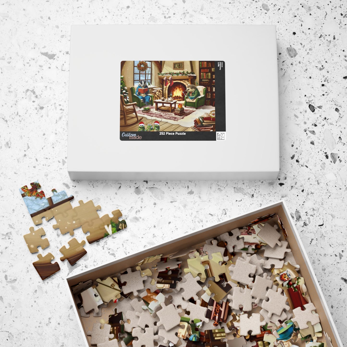 Christmas In The Shire - 252 Pieces Cozy Holiday Puzzle