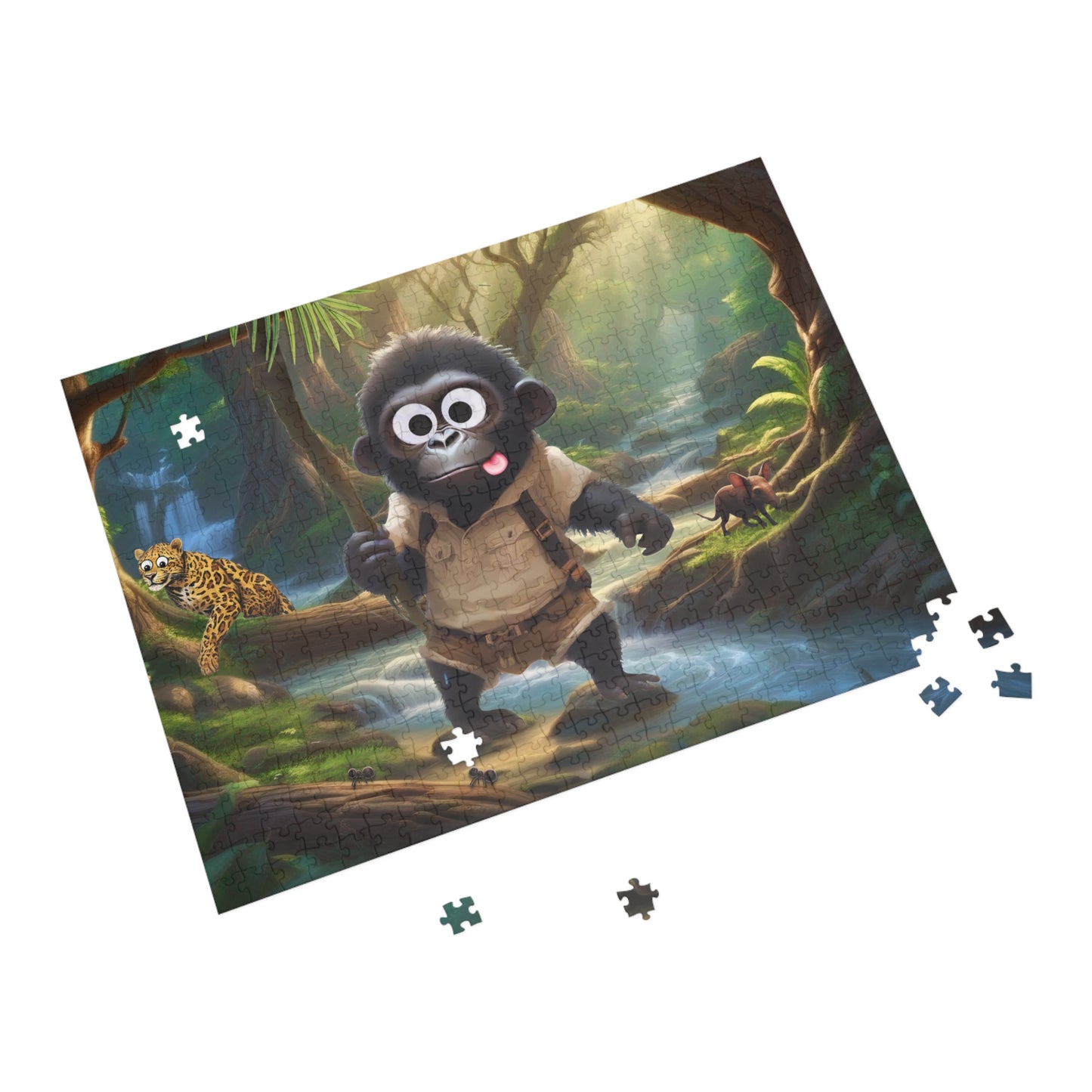 Adventure With Georgie Gorilla Puzzle - 96, 252, 500, 1000-Piece