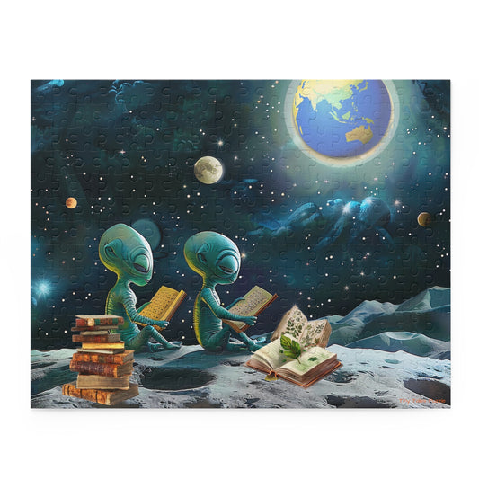 Aliens Love To Read Puzzle (120, 252, 500-Piece)