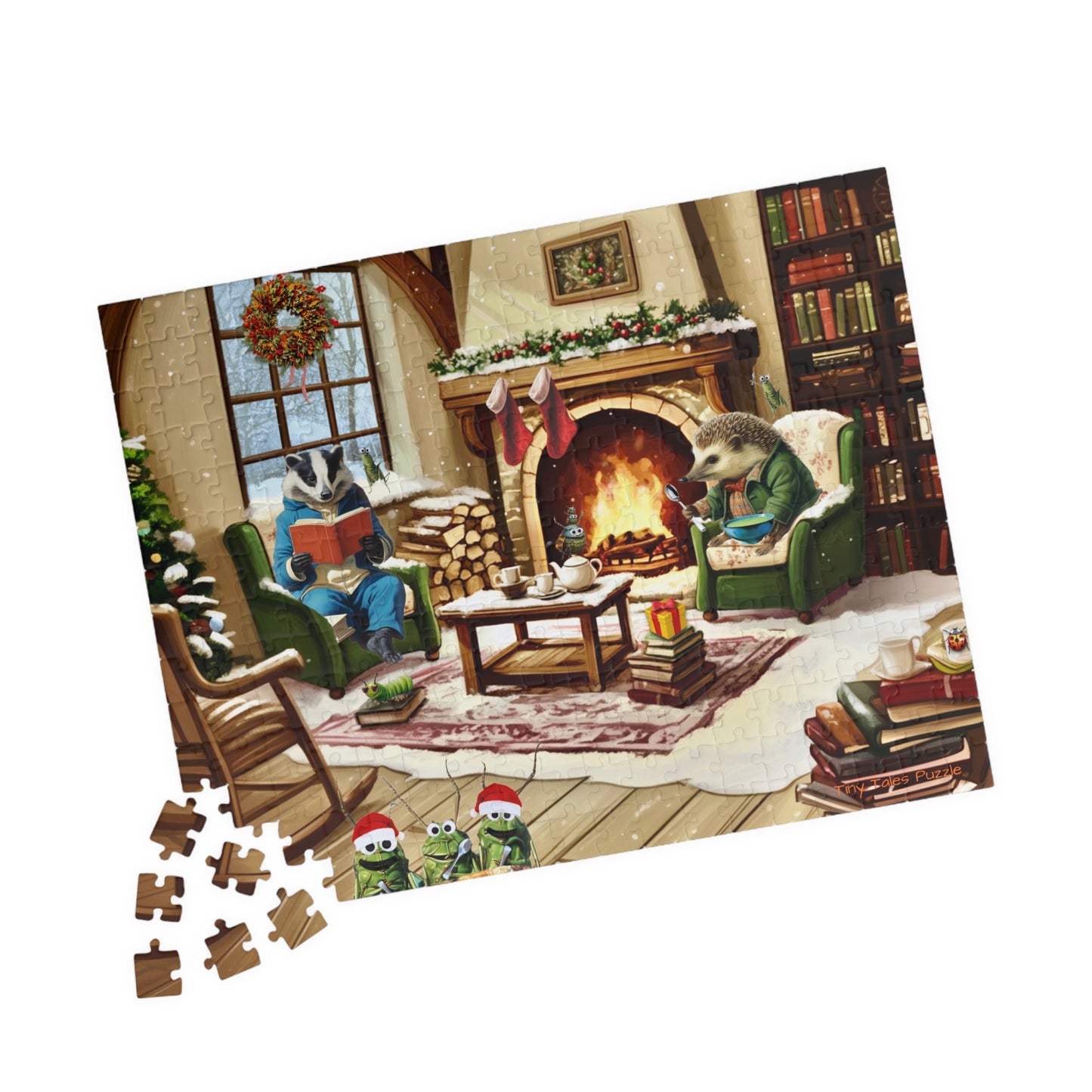 Christmas In The Shire - 252 Pieces Cozy Holiday Puzzle