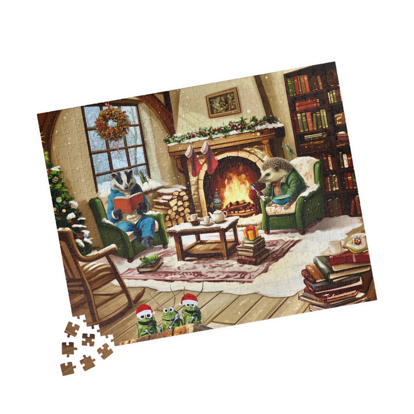 Christmas In The Shire - 252 Pieces Cozy Holiday Puzzle