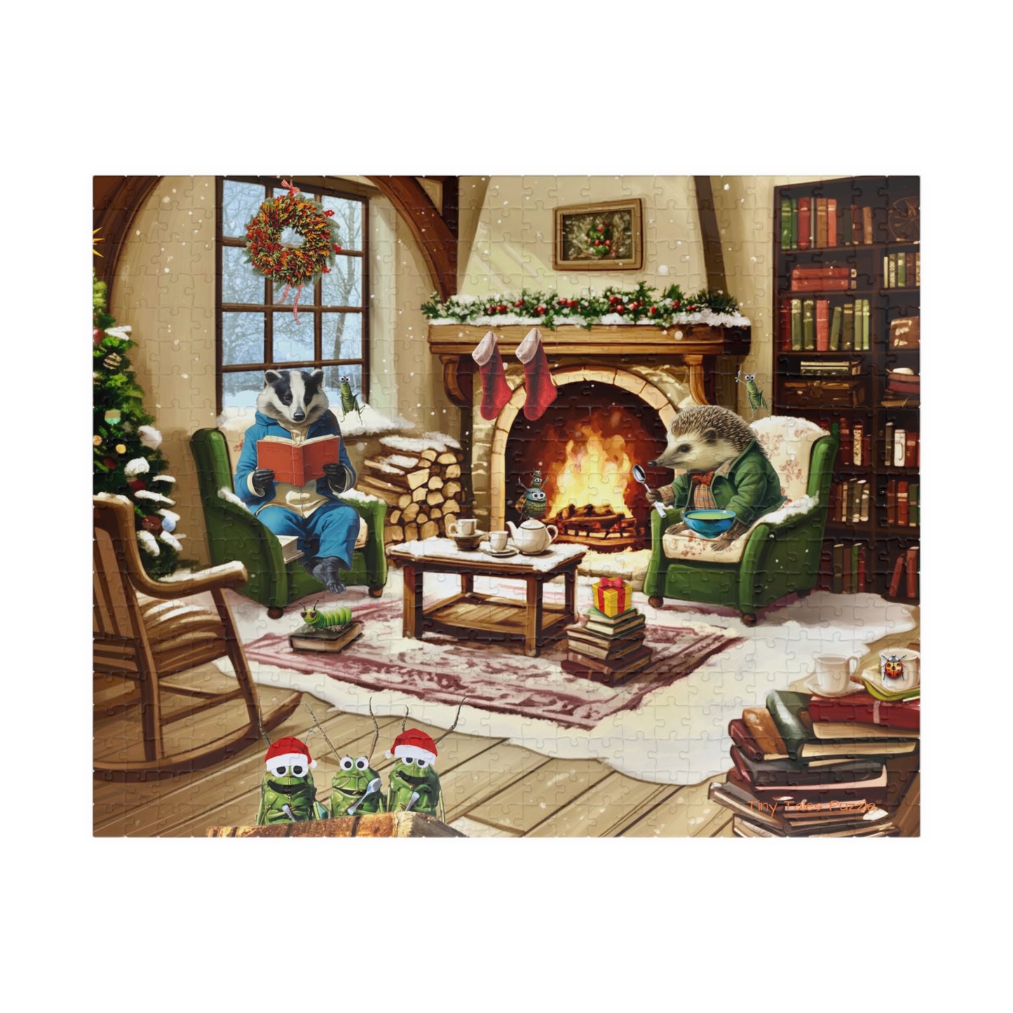 Christmas In The Shire - 252 Pieces Cozy Holiday Puzzle