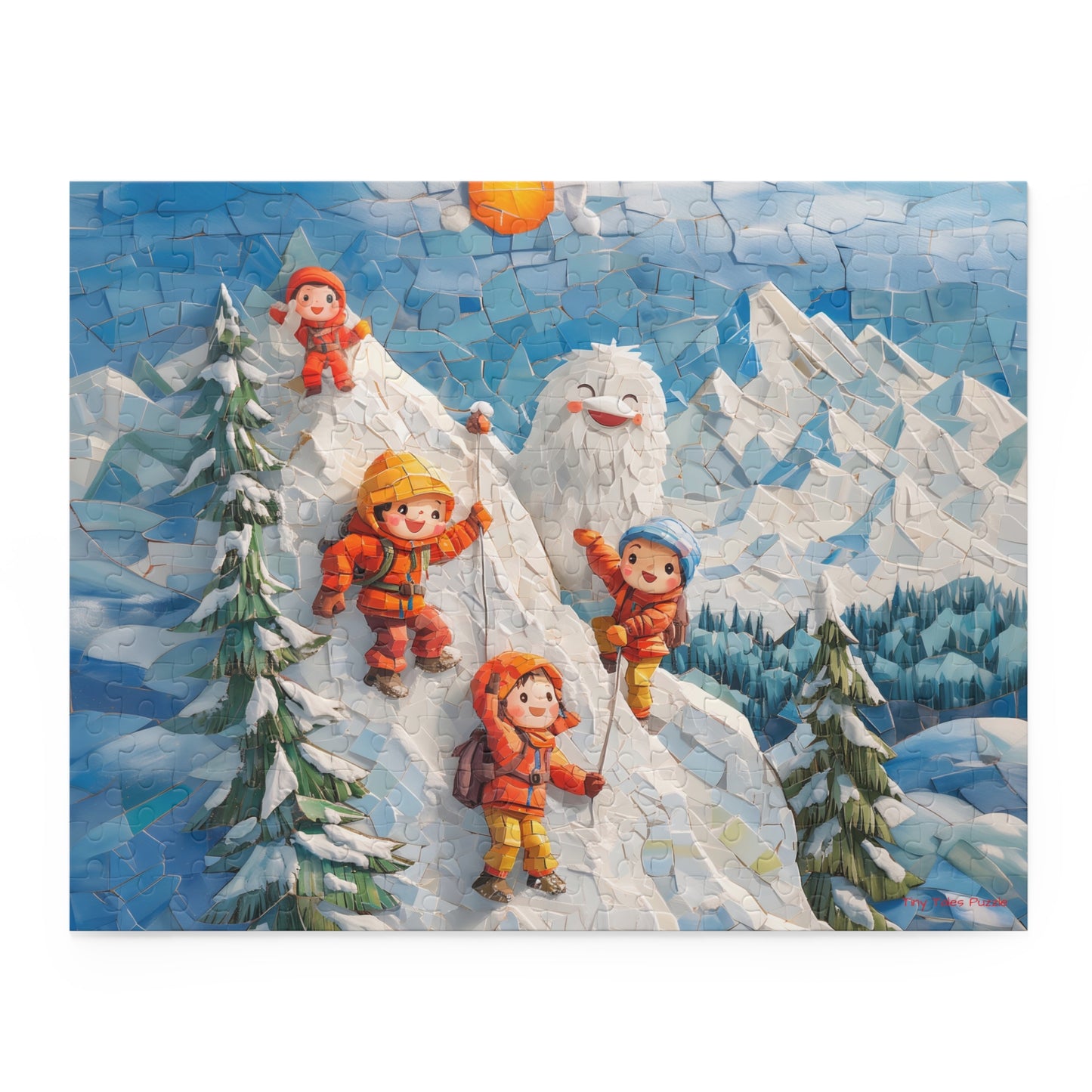 Yeti Helps On The Alps Puzzle (120, 252, 500-Piece)