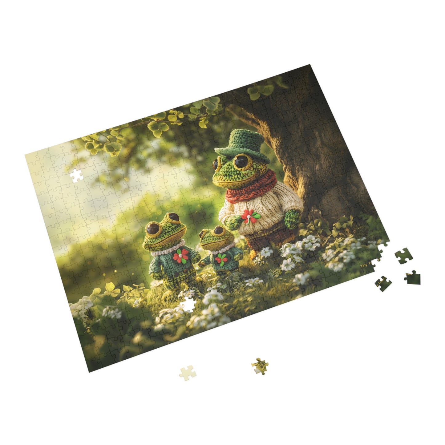 Lucky Frogs Puzzle (96, 252, 500, 1000-Piece)