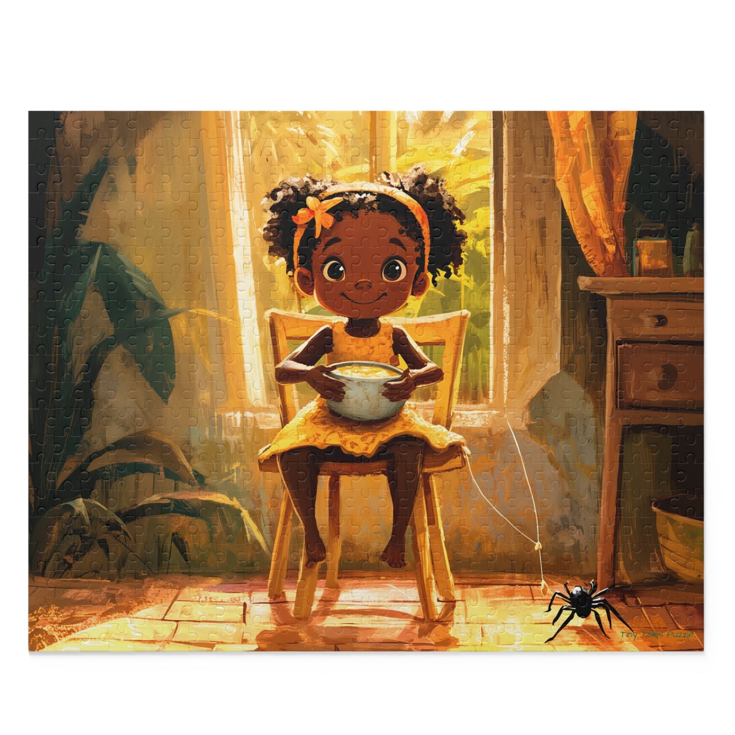 Spider Sat Beside Her Puzzle (120, 252, 500-Piece)