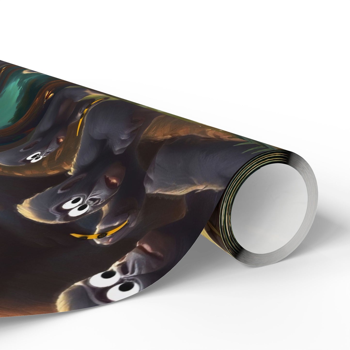 Georgie's Night Adventure Wrapping Paper - Gorilla Themed