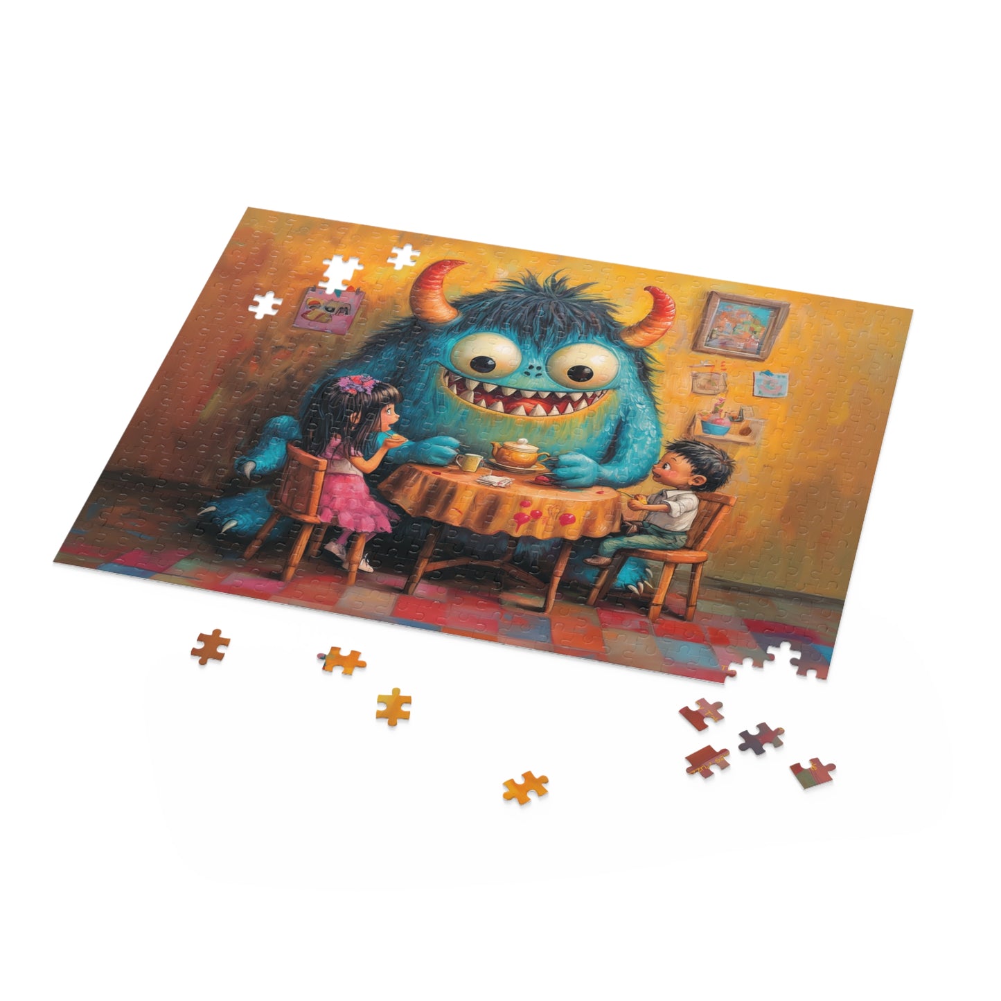 Monster Tea Party Puzzle (120, 252, 500-Piece)