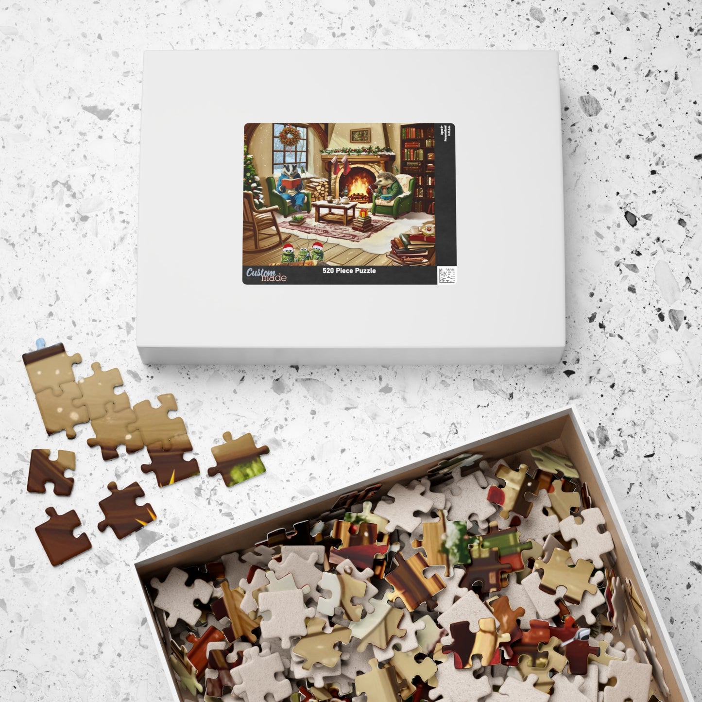 Christmas In The Shire - 252 Pieces Cozy Holiday Puzzle