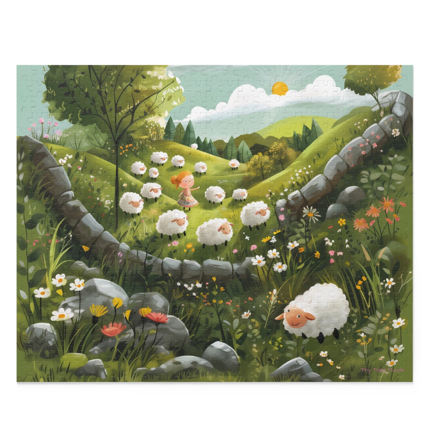 Mary's Lucky Lamb Puzzle (120, 252, 500-Piece)